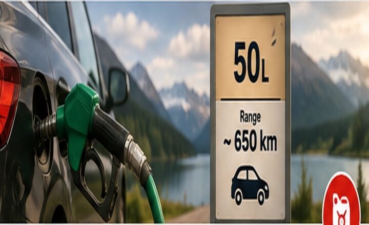 How Far Can You Drive on 50 Litres of Gas?