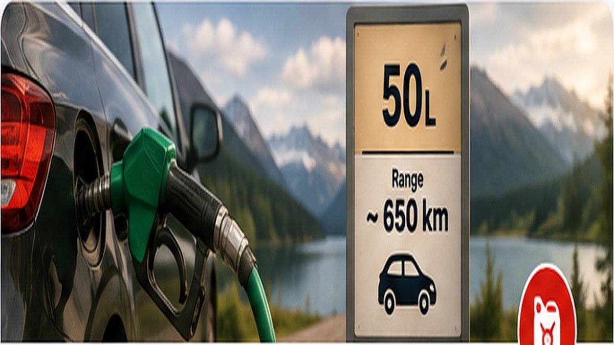 How Far Can You Drive on 50 Litres of Gas?