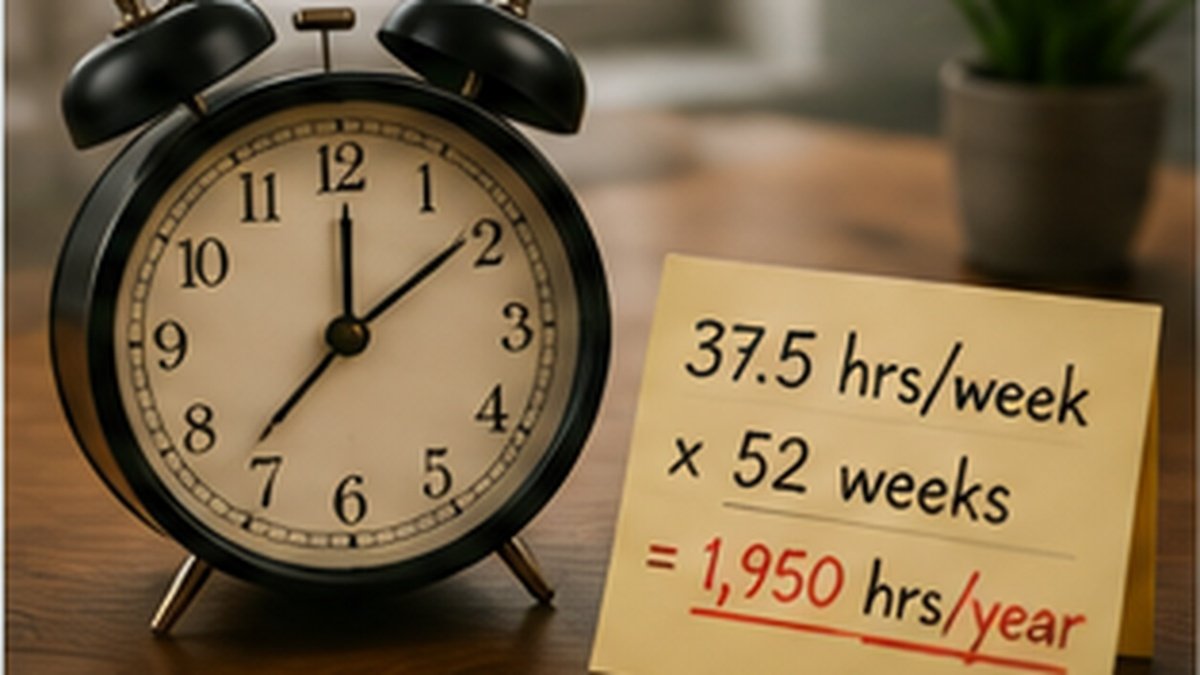 37.5 Hours a Week Is How Many Hours a Year?