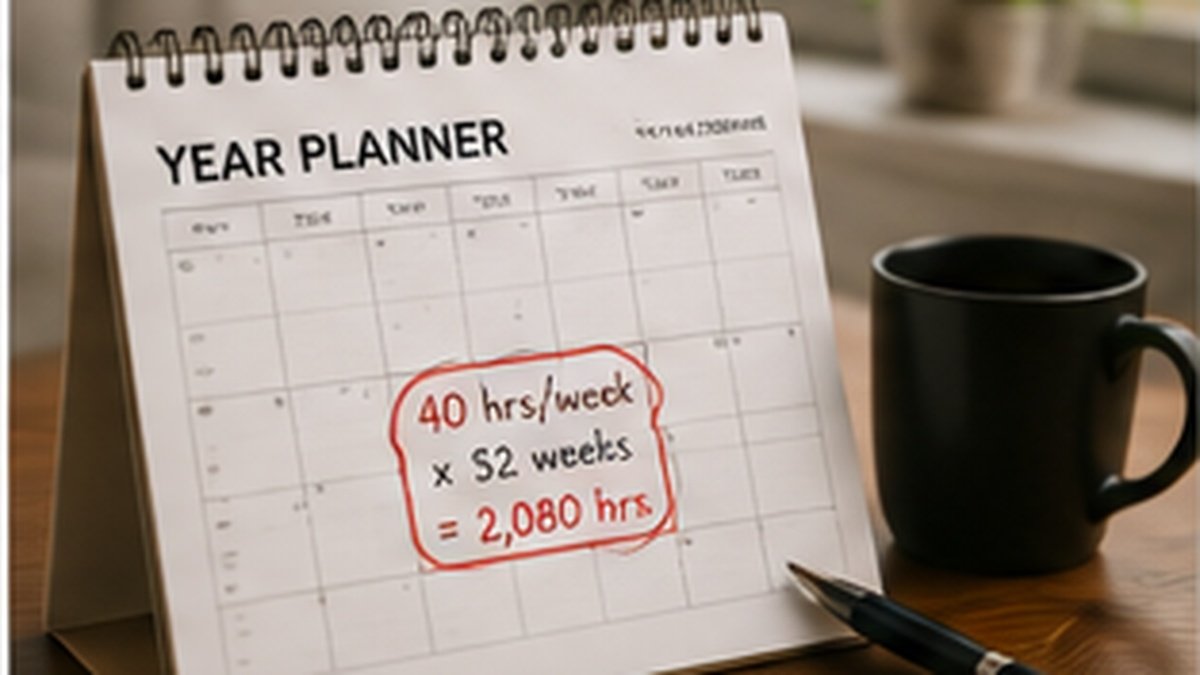 40 Hours a Week Is How Many Hours a Year?