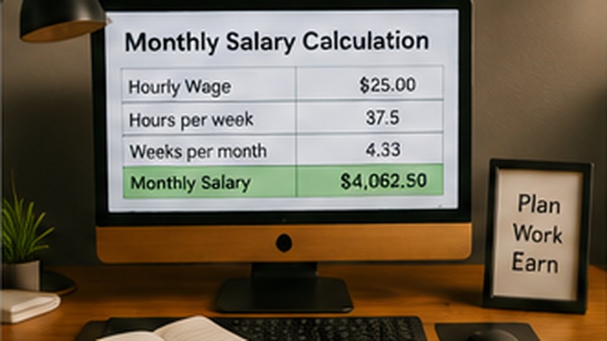 How to Calculate Monthly Salary From Hourly Wage in Canada